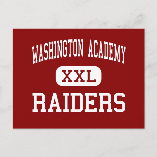 Washington Academy - Raiders - High - Öster Machia Vykort (Framsida)