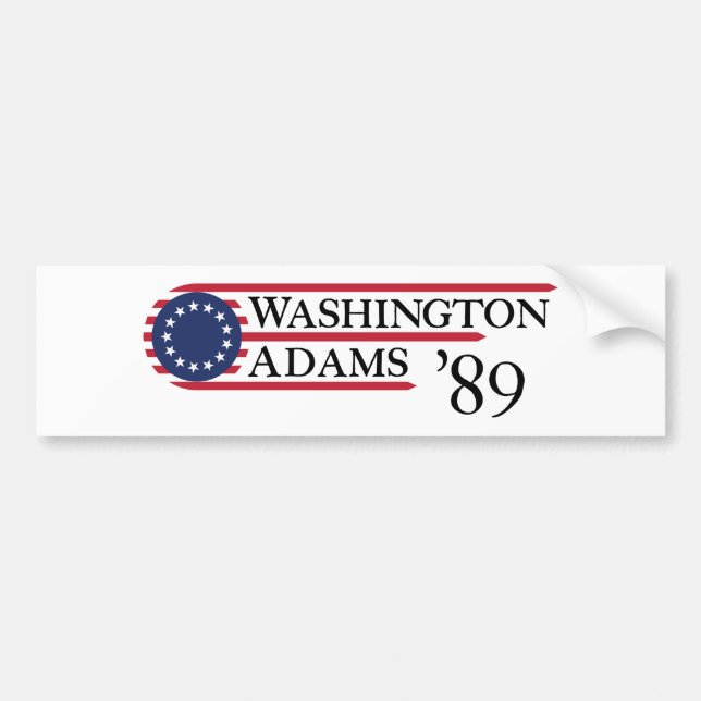Washington Adams '89 Bildekal (Framsidan)