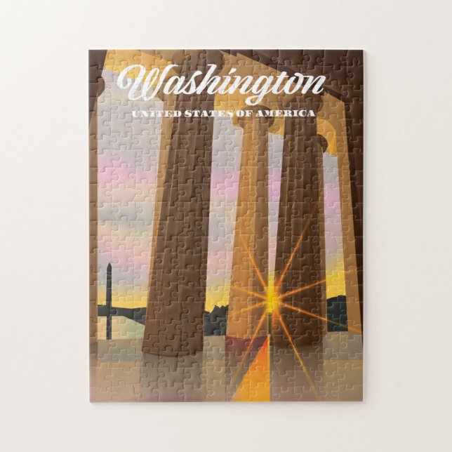 Washington Amerikas förenta stater Pussel (Vertikal)