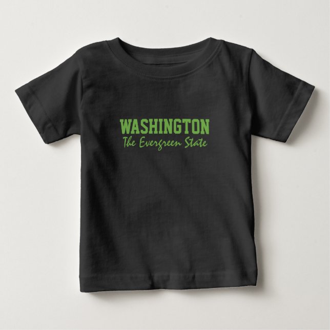 WASHINGTON anpassningsbar Text-kläder Tee (Framsida)