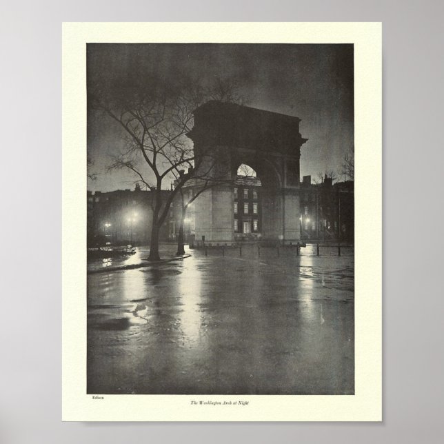 Washington Arch, Greenwich-byn, New York City Poster (Framsidan)