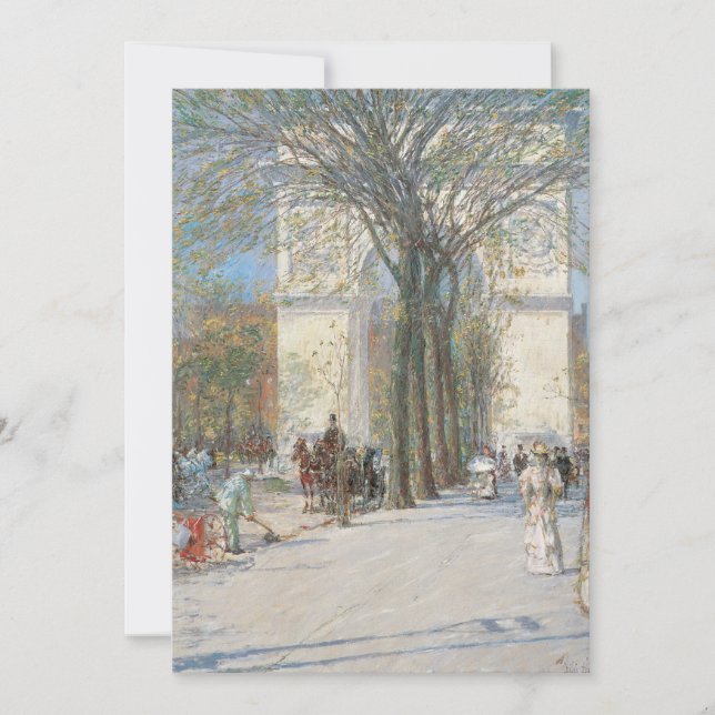 Washington Arch, Spring av Frederick Childe Hassam (Framsida)
