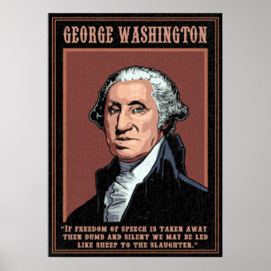 Washington - åsiktsfrihet poster