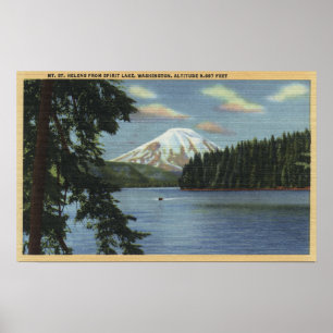 Washington - beskåda av Mt.-St. Poster