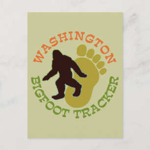 Washington Bigfoot Tracker Vykort