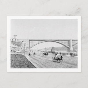 Washington Bridge och Speedway-fotot Vykort