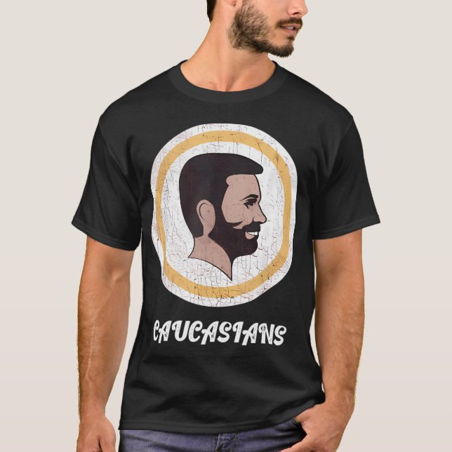 Washington Caucasians Redskins T Shirt (Framsida)