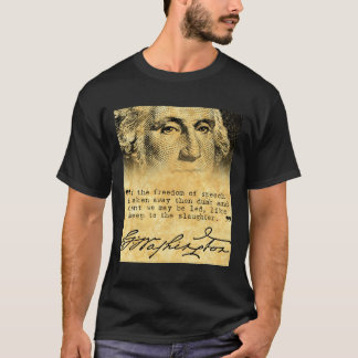 Washington citationstecken - yttrandefrihet tee shirt