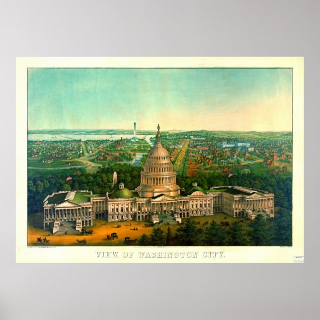 Washington City 1869 Poster (Framsidan)