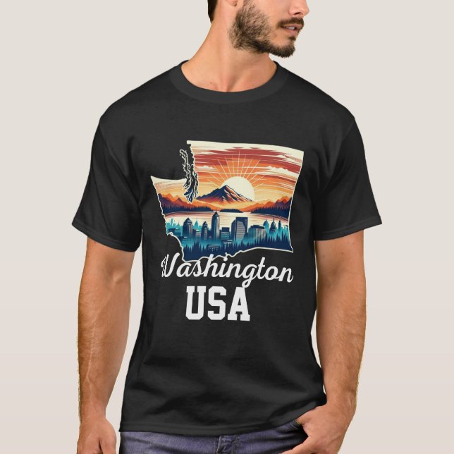 Washington City T Shirt (Framsida)