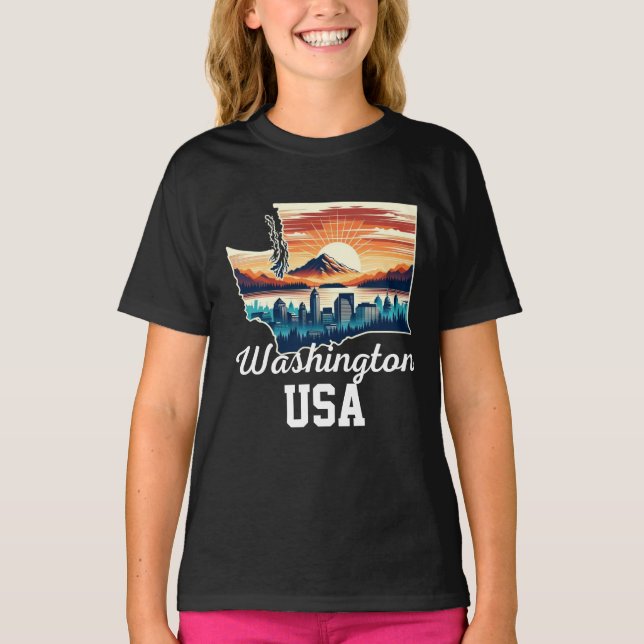 Washington City T Shirt (Framsida)