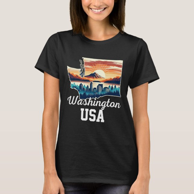 Washington City T Shirt (Framsida)