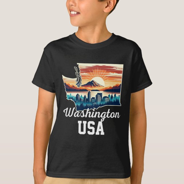 Washington City T Shirt (Framsida)