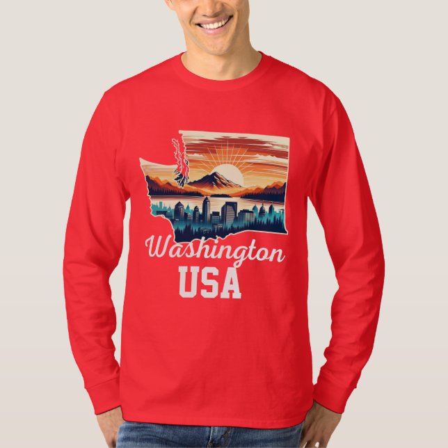 Washington City T Shirt (Framsida)