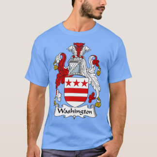 Washington Coat of Arms Family Crest  T Shirt