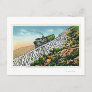 Washington Cog Railway, Jacob Ladder Vykort