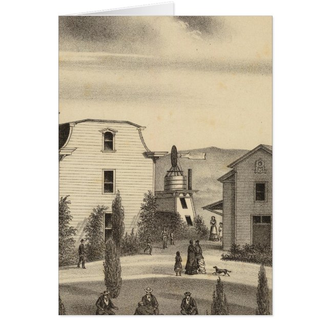 Washington College, Calif Hälsningskort (Framsidan)