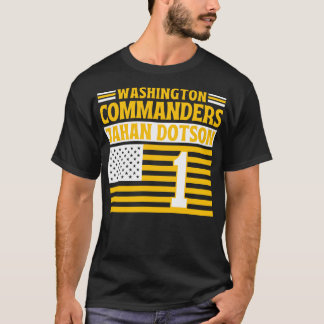 Washington Commanders Dotson 1 American Flagga TSh T Shirt