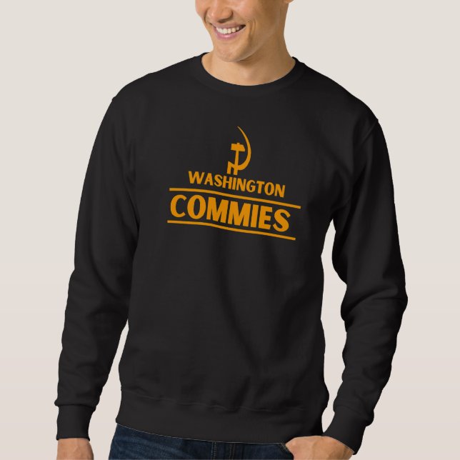 Washington Commies Lång Ärmad Tröja (Framsida)