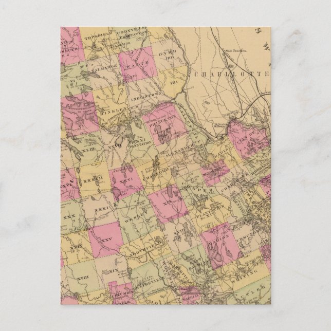 Washington County, Maine Vykort (Framsida)