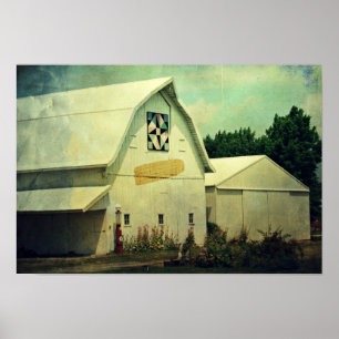 Washington County Maj och Barn Quilt Barn Poster