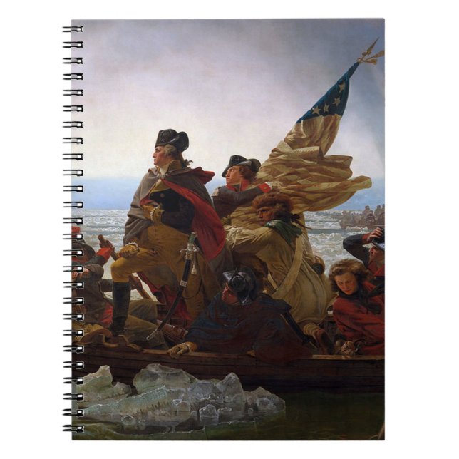 Washington Crossing Delaware Art Anteckningsbok (Framsidan)