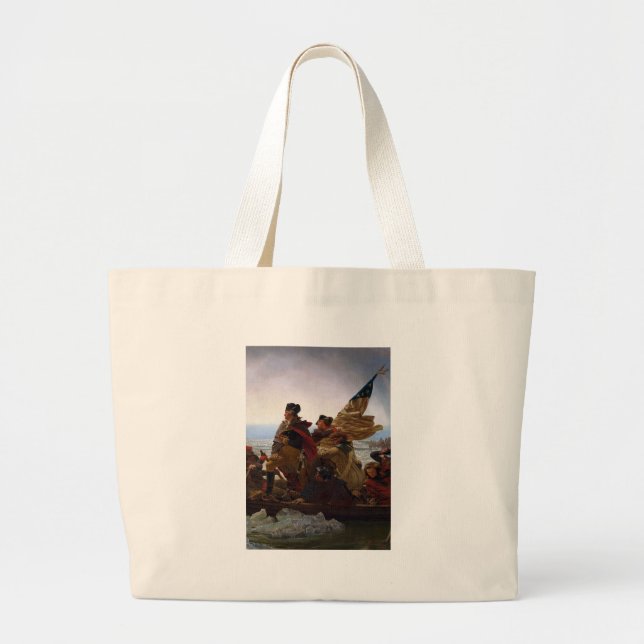 Washington Crossing Delaware Art Jumbo Tygkasse (Framsidan)