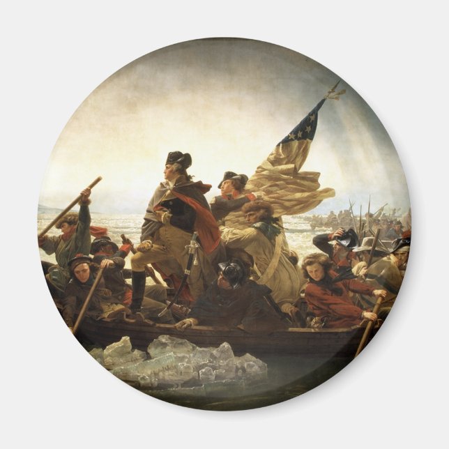Washington Crossing the Delaware - 1851 Magnet (Framsidan)