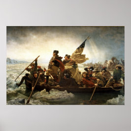 Washington Crossing the Delaware - 1851 Poster