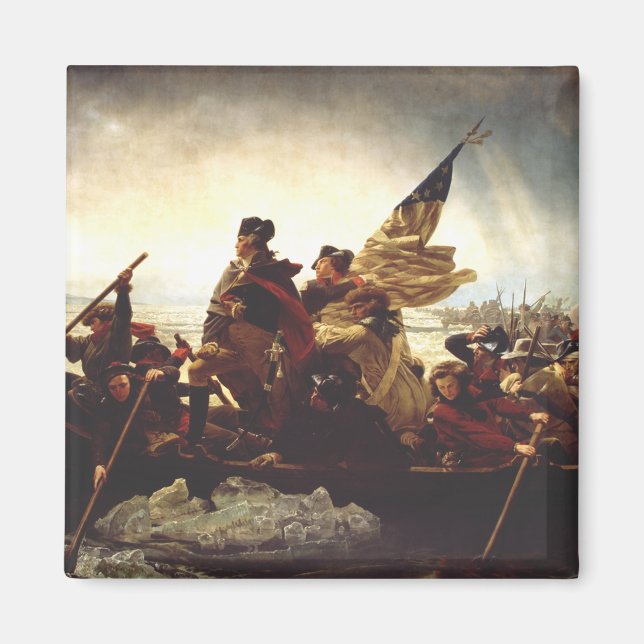 Washington Crossing the Delaware by Emanuel Leutze Magnet (Framsidan)