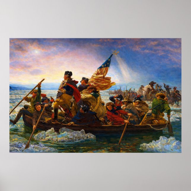 Washington Crossing the Delaware by Emanuel Leutze Poster (Framsidan)