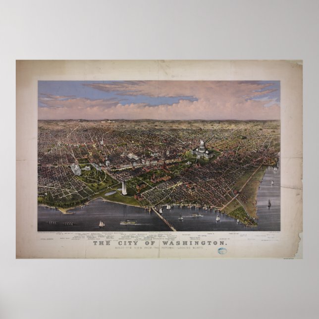 Washington D.C. 1880 Poster (Framsidan)