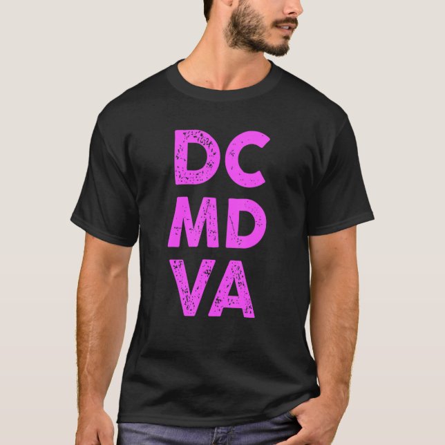 Washington D C DMV Native T Shirt (Framsida)