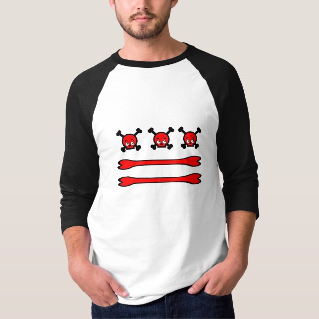 washington D.c.-döskallar Tee Shirt (Framsida)