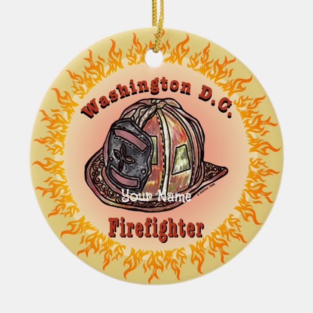 Washington D.C. Firefighter ornament (Framsidan)