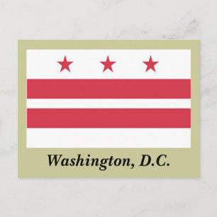 Washington D.C. Flagga Vykort