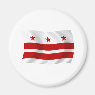Washington D.C. Flaggmagnet Magnet