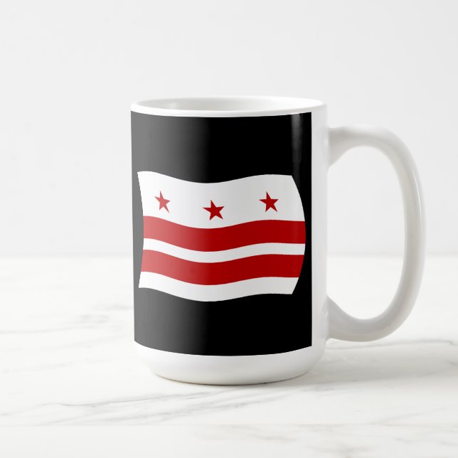 Washington D.C. Flaggmugg Kaffemugg (Höger)