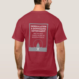 Washington D.C. fruktar avreglering och nedskärnin T Shirt