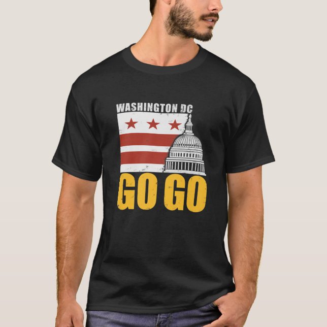 Washington D.C Go-Go T Shirt (Framsida)