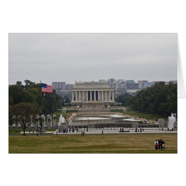 Washington D.C. Hälsningskort (Framsidan Horizontal)