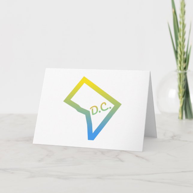 Washington D.C. Helgkort (Framsida)