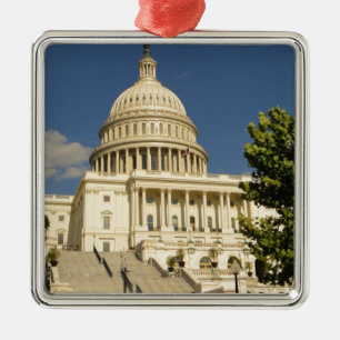 Washington D.C. Huvudstad Byggnad Julgransprydnad Metall