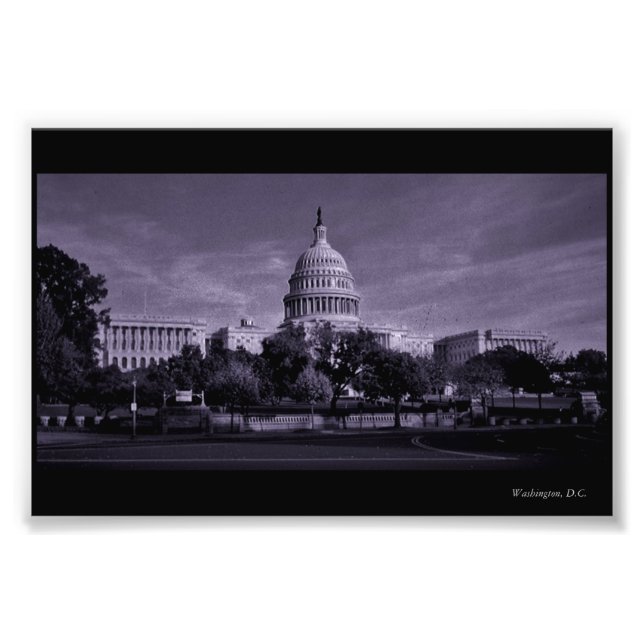 Washington, D.C. Huvudstad Fototryck (Framsidan)