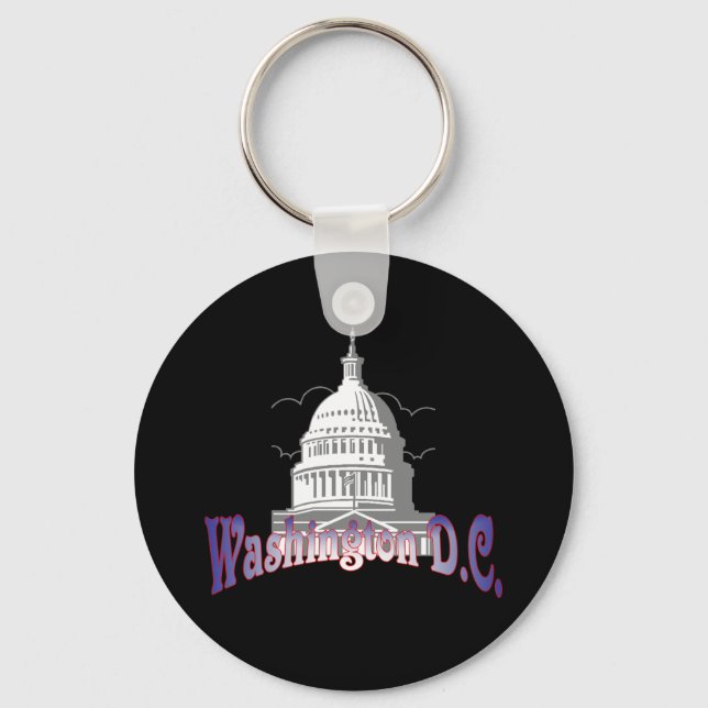 Washington D.C. Keychain Nyckelring (Framsida)