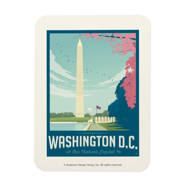 Washington, D.C. Magnet (Vertikal)