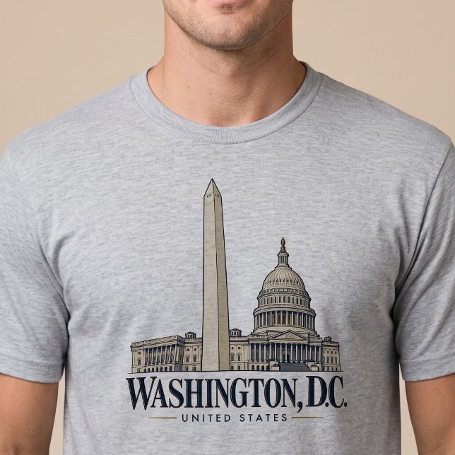 Washington D.C.-monument T Shirt (Skapare uppladdad)