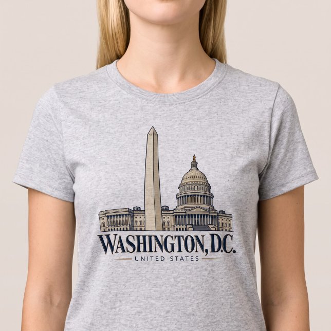 Washington D.C.-monument T Shirt (Skapare uppladdad)