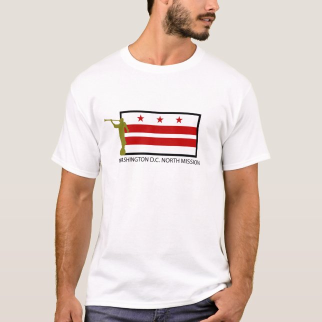 WASHINGTON D.C. NORD UPPDRAG LDS CTR TEE SHIRT (Framsida)