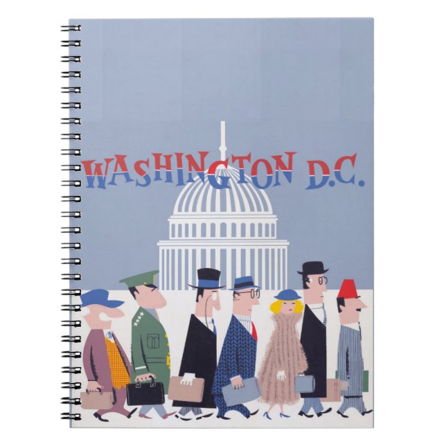 Washington D.C. Notebook Anteckningsbok (Framsidan)